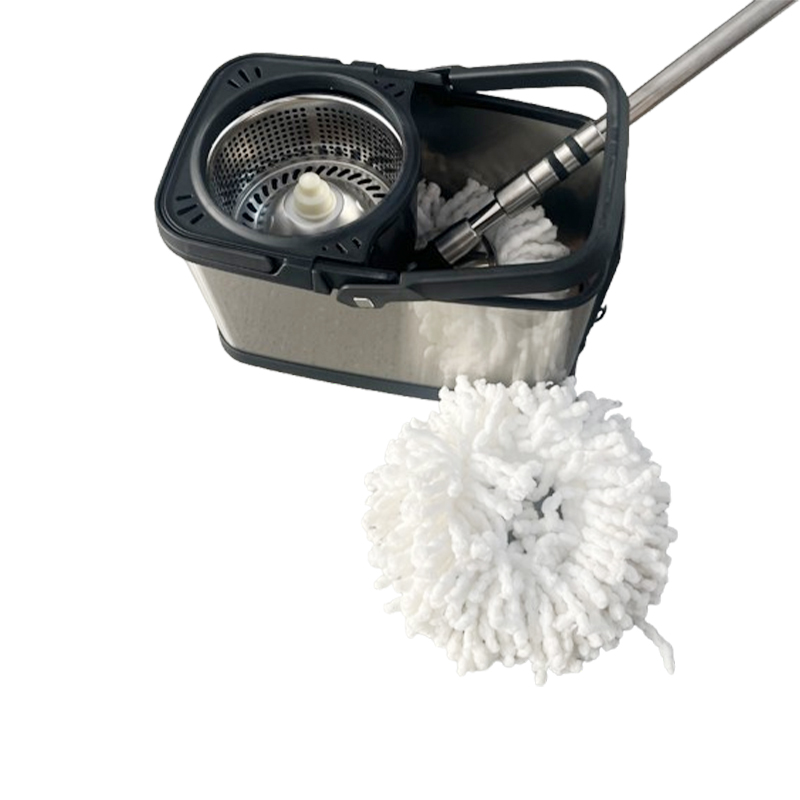心梦同行 全不锈钢旋转拖把家用拖地墩布桶 2251/套高清大图