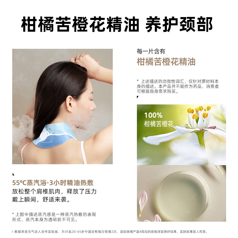 元气达人柑橘苦橙花肩颈贴 YQDRJJT-L5(5片/盒)高清大图