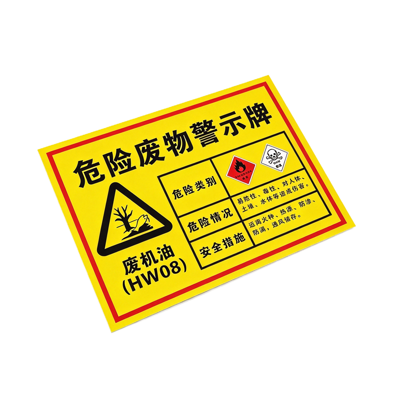 伽隽 危险废物警示牌 20*30cm 个高清大图