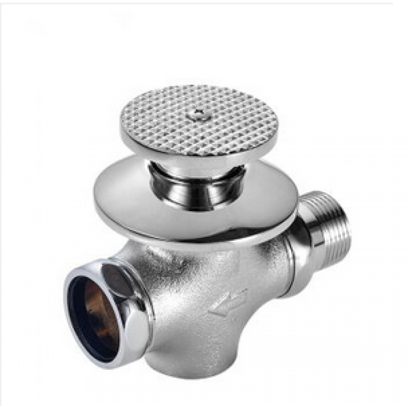 九牧王全铜脚踏式蹲便器冲水阀脚踩阀大