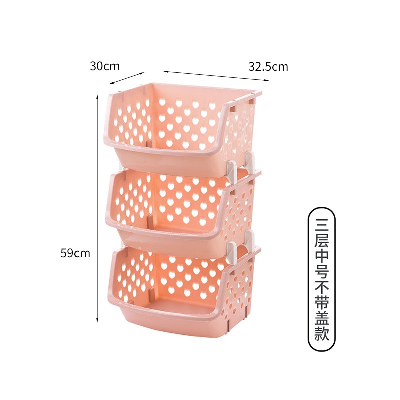 蔬菜水果厨房置物架大号玩具储物架收纳架收纳篮菜筐菜篮菜架用品收纳层架 三维工匠高清大图