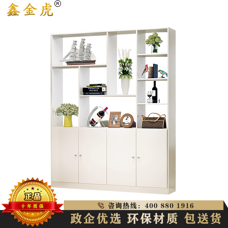 鑫金虎 简约现代门厅玄关柜鞋柜装饰柜屏风柜隔断柜酒柜储物收纳间厅展示柜四门