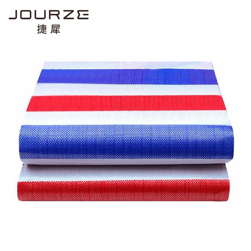 捷犀 彩条布 100g/平方米图片