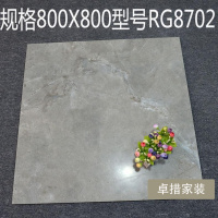 柔光砖800X800中度灰色背景墙瓷砖客厅大理石地板砖壹德壹