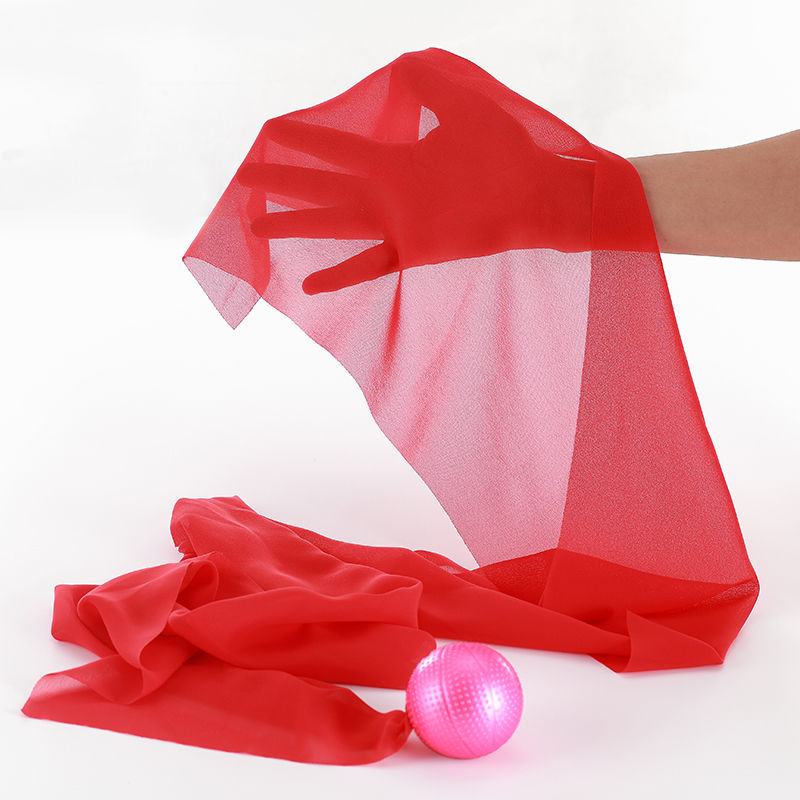 长绸柔力球 红绸柔力球 彩带太极彩绸绸带标准表演比赛用球v6