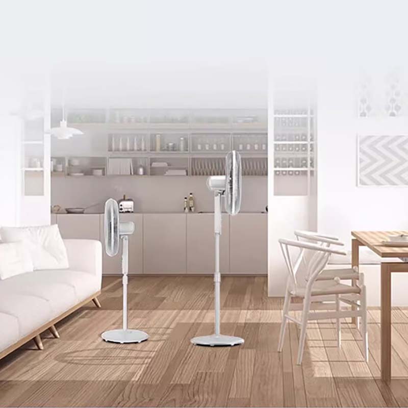 美的(Midea)FS45-23D电风扇落地扇家用轻音工业风扇强力摇头立式大风力纯铜高清大图