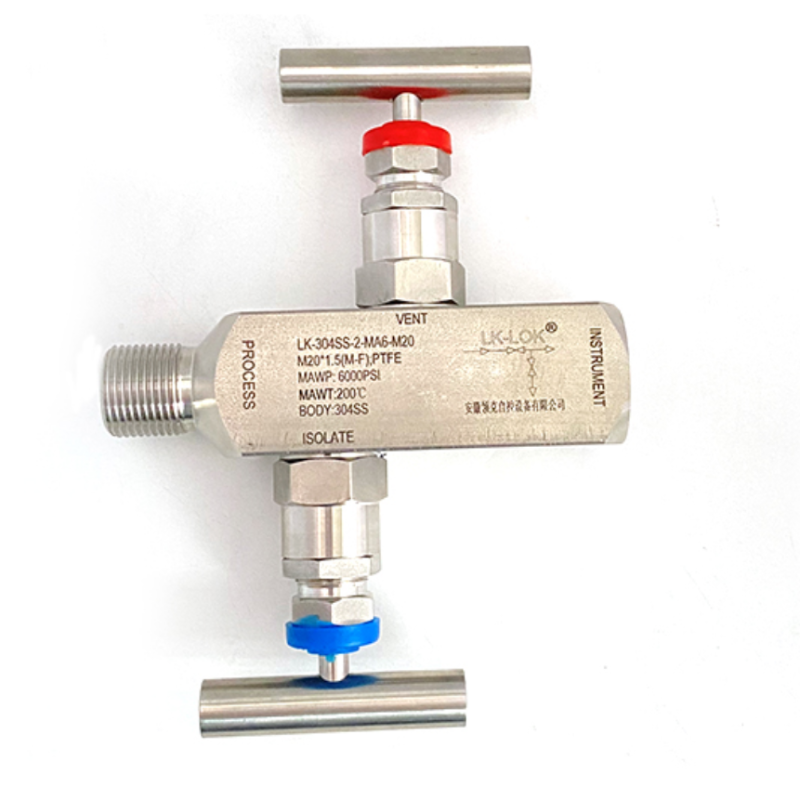 变送器二阀组 316SS(1/2“NPT外进内出)