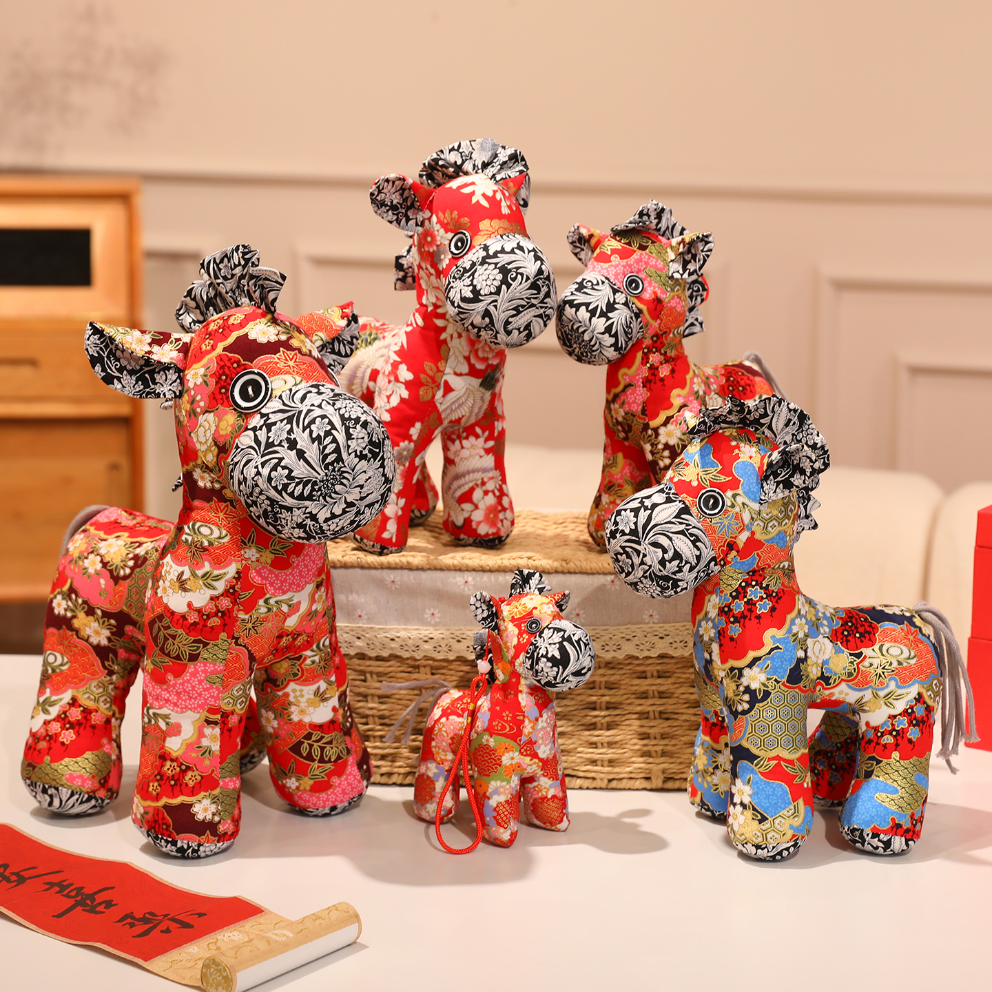 昶帛 民俗布艺马 22cm 个高清大图