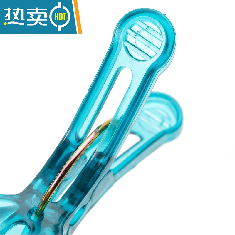 敬平 凉衣服用的夹子大晒衣卡子家用塑料衣夹被子毛巾防风夹 Y型夹10个装高清大图