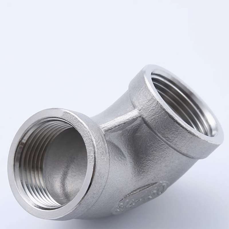 兴酉 不锈钢90°弯头 DN15 个高清大图