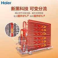 海尔(Haier)空调 劲爽1.5匹新一级能效变频冷暖 冷媒变流速冷热 壁挂式挂机 防直吹自清洁 以旧换新 35LCA8