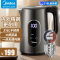 美的(Midea)电水壶烧水壶双层不锈钢多段控温双层不锈钢大屏实显电热水壶MK-SHE1550