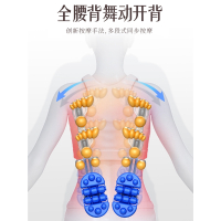 奥克斯(AUX)按摩垫肩颈椎按摩器背部腰部多功能全身靠垫按摩仪椅垫 豪华版-25大按摩手法泰式机械手