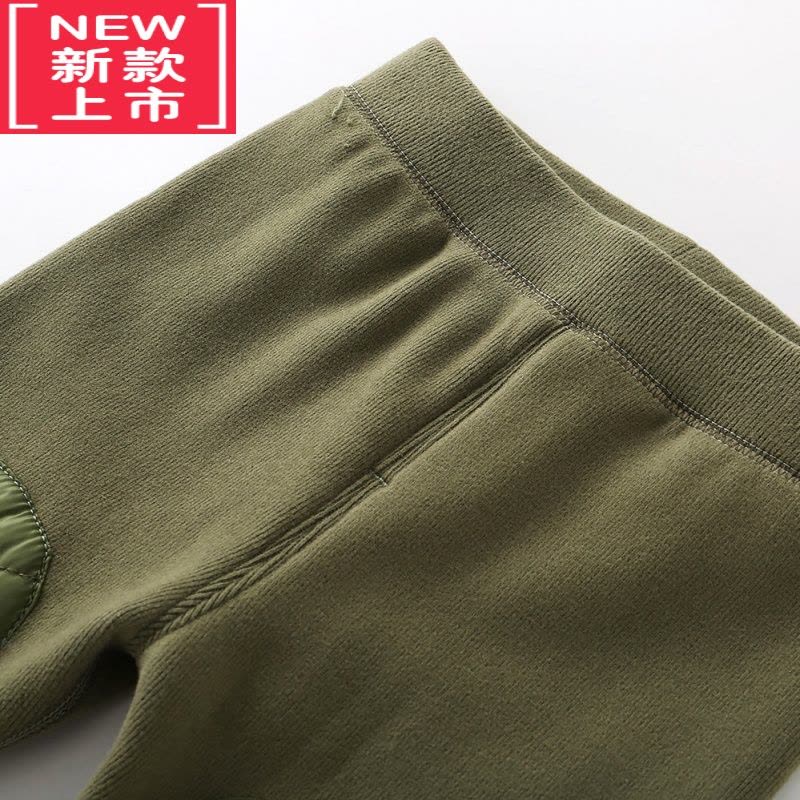 可莉允儿童苹果绒保暖裤加厚绒裤男童女童棉毛裤宝宝冬棉裤加绒裤子图片