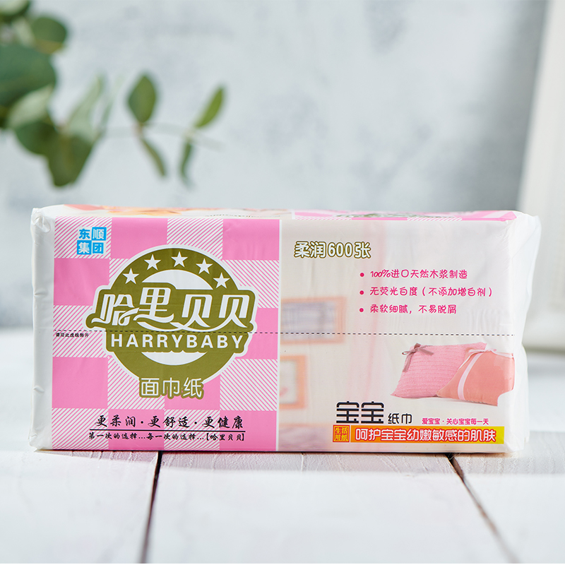顺清柔柔润抽取式面巾纸宝宝面巾纸高清大图