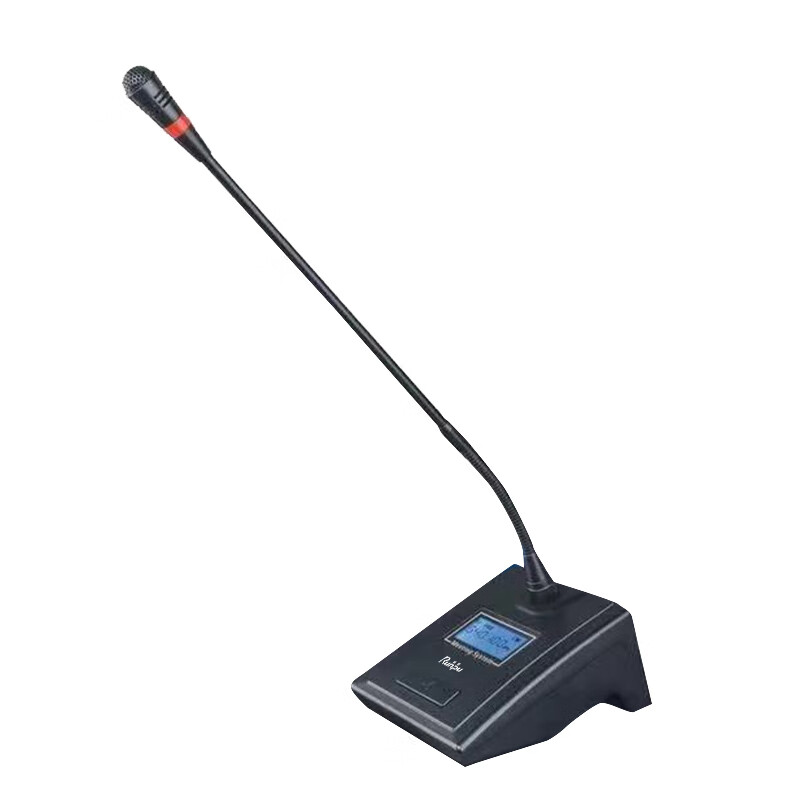 润普专业会议话筒 无线一拖八麦克风 2手持+6鹅颈RP-WFM9608H高清大图