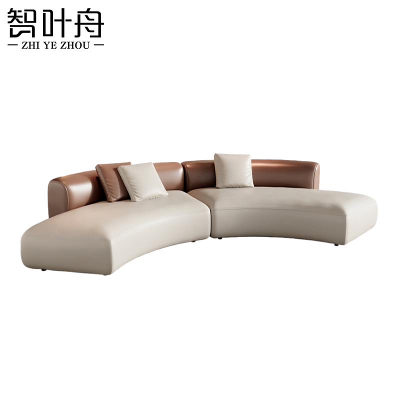 智叶舟休闲沙发260*80*78cm张高清大图