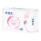 ABC 卫生巾夜用 纤薄棉柔表层 棉条280mm*8片(含KMS健康配方)姨妈巾