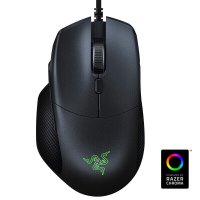 雷蛇（Razer）巴塞利斯蛇标准版 RGB幻彩 有线游戏鼠标 6400DPI电竞鼠标 黑色 吃鸡蛇 绝地求生鼠标