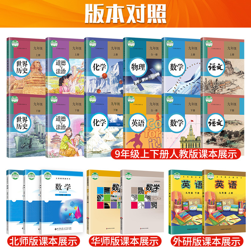 [人教版]九年级下册语文 九年级/初中三年级 [正版]2024版金考卷九年级上册下册语文数学英语物理化学人教版北师 活页