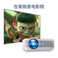 轟天砲新款语音投影仪家用4K全高清便携式投影机智能微型4K无屏电视1080p办公手机3D迷你掌上苹果安卓同屏投影机 1920×1080