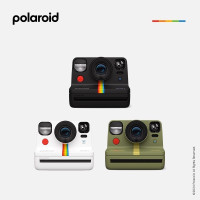 宝丽来(Polaroid)Now+Gen2一次即时成像拍立得多滤镜复古相机春游装备 白色相机+600白框彩色相纸(8张)