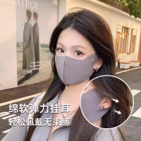 新款冰丝无痕防晒口罩防紫外线女高颜值夏季薄款透气3d立体