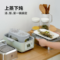 北鼎(Buydeem)电蒸锅多用途小型多功能蒸馒头海鲜隔水电炖锅玻璃预约自动断电G56A