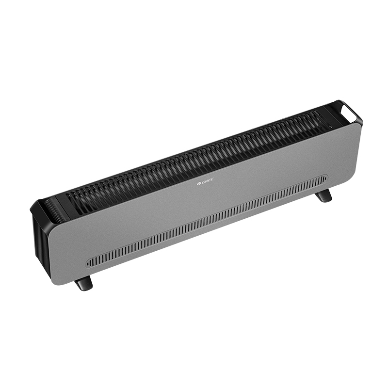 格力直板式踢脚线 居浴两用 取暖器 NJF-X6020黑+灰