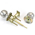 大迈质造三杆式球锁门锁家用通用铝合金门厕所老式室内门锁60mm（1套）