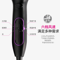 飞利浦(Philips) 电吹风 HP8230 恒温护发 2100W家用大功率速干不伤发 静音冷热风6档可调
