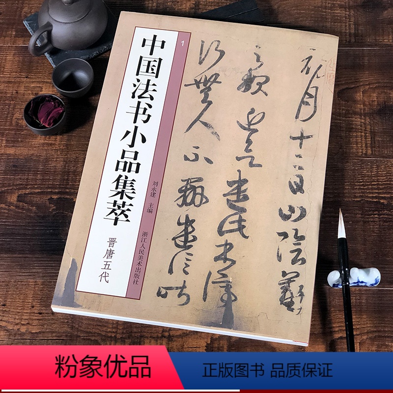 [正版]中国法书小品集萃 晋唐五代 23位书法家53帖 王羲之颜真卿怀素孙过庭褚遂良等行书草书毛笔书法字帖尺牍题跋兰亭