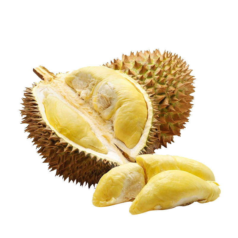 (切勿生切)五个农民泰国进口一级金枕榴莲9-10斤保4房肉当季进口金枕头高清大图