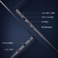 联想ThinkPad E14 14英寸商务办公轻薄笔记本电脑十代酷睿新i3 4G 1T机械硬盘 高分屏幕 黑色 标配