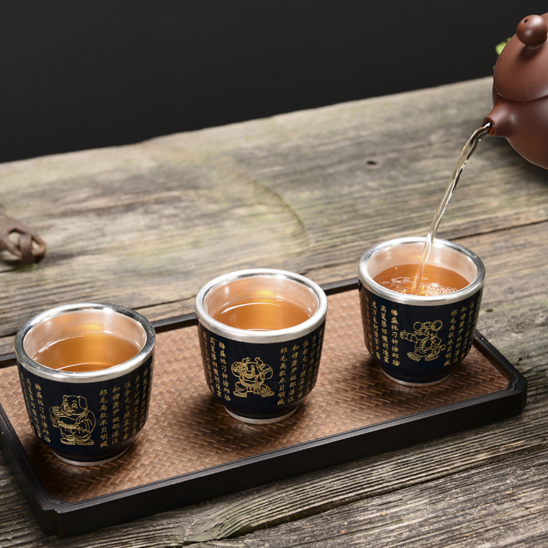 鎏银杯十二生肖主人杯单杯