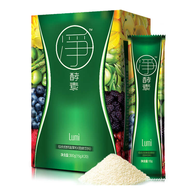 Lumi 净酵素 综合发酵蔬果粉(固体饮料)15g×27袋 台湾进口高清大图