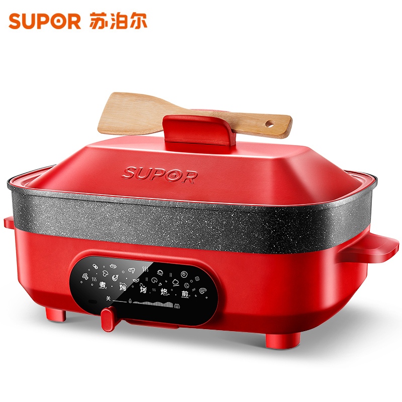 苏泊尔(supor)jd3424d808多用途锅电烧烤锅电火锅家用电蒸锅电饼铛煎
