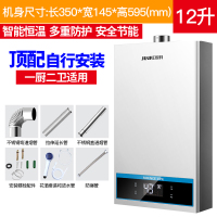俊科 JSQ24A-081 智能恒温燃气热水器家用12升液化气煤气 多重安全防护即热式