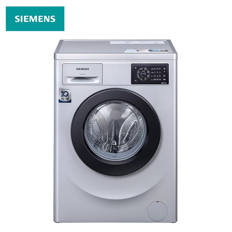 西门子(SIEMENS) 8公斤 变频滚筒洗衣机 快速洗 强力洗 大件洗 高温筒清洁 XQG80-WM12L2E88W高清大图