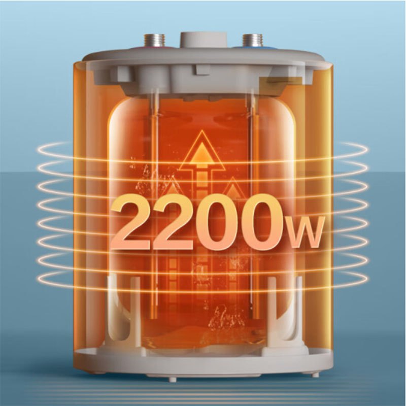 Haier/海尔电热水器6.6升家用上出水小厨宝EC6.6FPB 2200W速热 安全防电墙 便捷旋钮调温