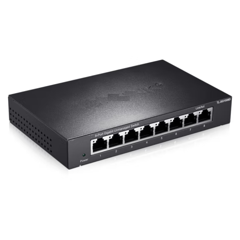 8口千兆交换机 TL-SG1008D高清大图