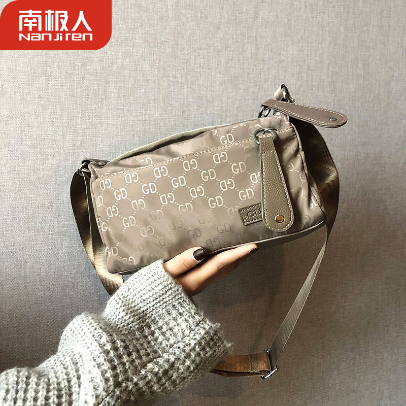 南极人牛津布包包女2021新款韩版百搭帆布小包女士轻便休闲包单肩斜挎包_975高清大图