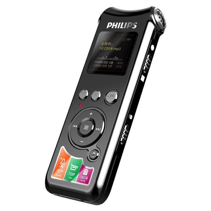 飞利浦(PHILIPS)VTR8010录音录像笔录音笔带摄像头摄像高清降噪小可拍照录像录音器