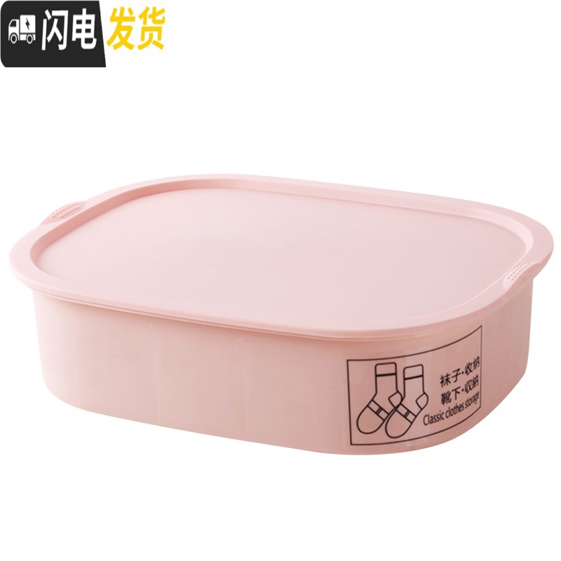 三维工匠衣柜分格内衣收纳盒宿舍学生抽屉式内衣裤整理内裤袜子塑料收纳箱 北欧蓝10格带盖款内裤盒高清大图