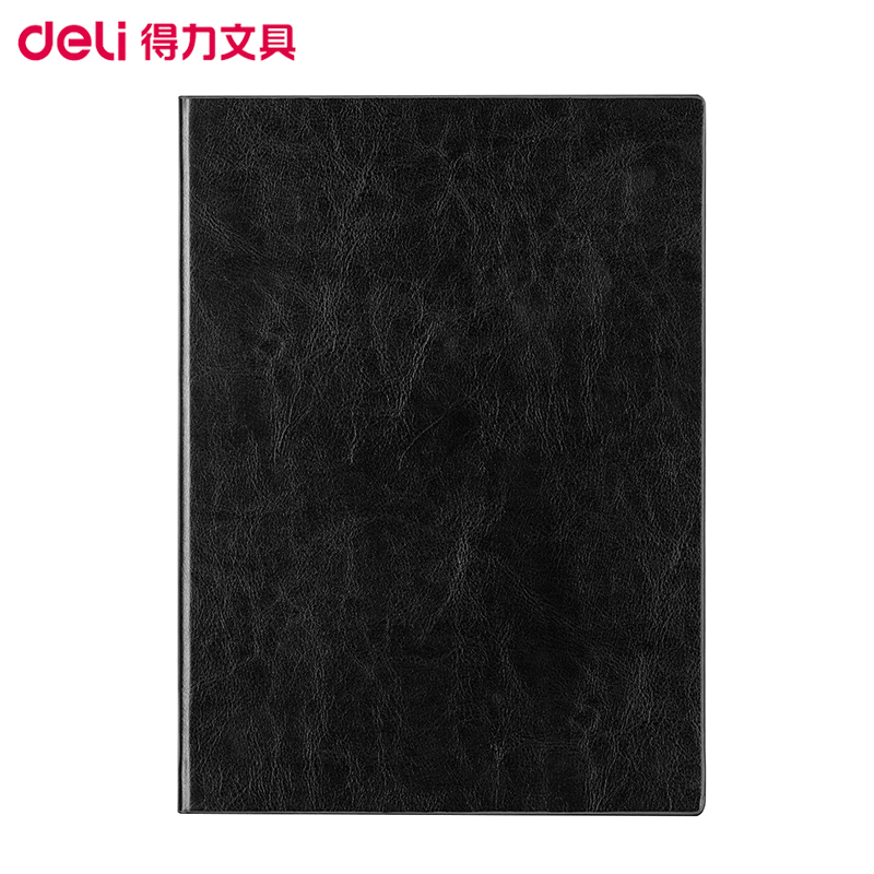得力(deli)JS3185记事本16K/160张 (单位/本) 皮面记事本会议记录本皮面笔记本记事本