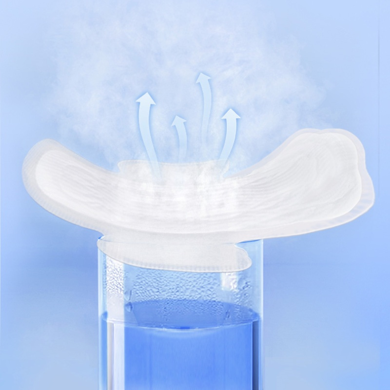 七度空间少女干爽裸肌感超薄棉柔加长日用卫生巾275mm 10片6包组合