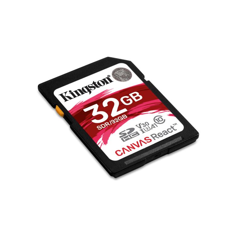 金士顿SDHC卡SDR 32G 存储卡相机内存卡U3支持4K读100M