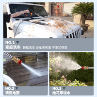 [补贴10%]高压洗车水枪无线充电锂电池家用强力增压电动水抢洗车神器