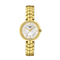 天梭 (TISSOT) 弗拉明戈系列 休闲 商务 时尚 皮带 钢带 女士 石英表T094.210.11.121.00
