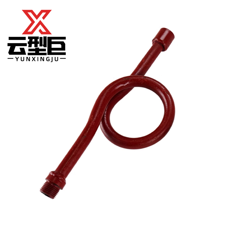 云型巨 压力表缓冲管内外丝三通旋塞弯管 压力管表弯 DN15 单位:个高清大图